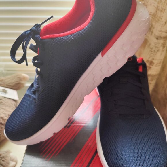 Skechers performance Go Run men sneakers Blue/ Red - Picture 6 of 6